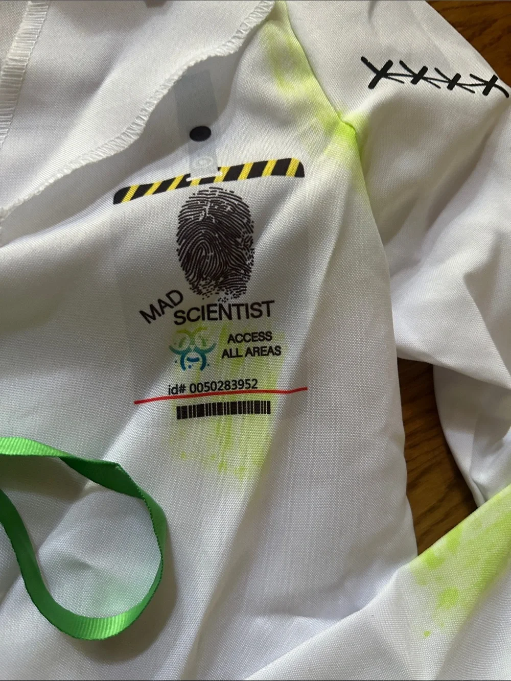Spirit Halloween Mad Scientist youth L